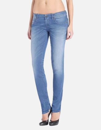 Diesel Womens DIESEL GRUPEE NE 0837T Womens Denim Jeans Stretchy Slim Fit Blue Sweat Jogg Pant - Size: 33in/10