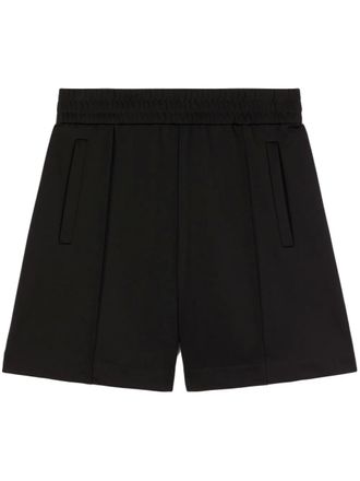 Palm Angels Shorts sportivi con logo - Nero