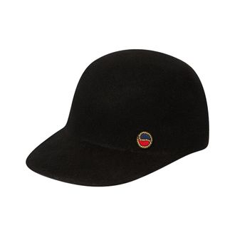 Busnel Trishia Felted Cap - Dames - Petten - Zwart - S - Wol - Accessoires