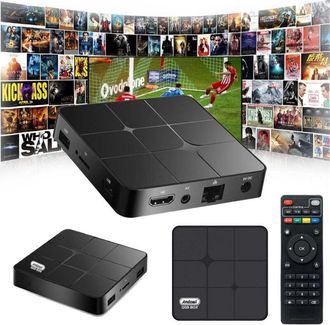 Trade Shop Trade Shop Traesio - Andowl - Tv Box Android 10.0 Smart Tv Mediaplayer 4g Ram 64gb Rom 6k Ultra Hd Qg9 Box