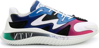 Valentino Garavani White Fabric Athletic Mens Sneakers