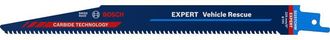 Bosch Professional 3x Lame per Seghe Universali Expert Vehicle Rescue s 1157 chm per Vetro, Acciaio Resistente, Lunghezza 225 mm, Accessorio Sega