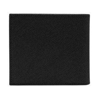 Prada Cartera Compacta Saffiano Triangolo - Accessories - Hombre - Negro - ONE SIZE