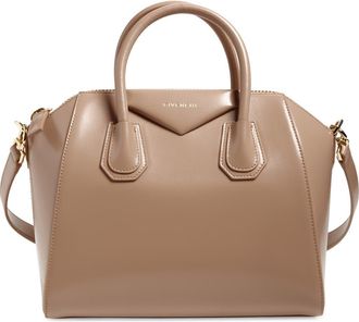 Givenchy Small Antigona Leather Satchel in Blush Pink at Nordstrom