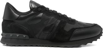 Valentino Garavani Rockrunner Sneakers - Heren - Sneakers - Zwart - 43 EU - Leer - Schoenen
