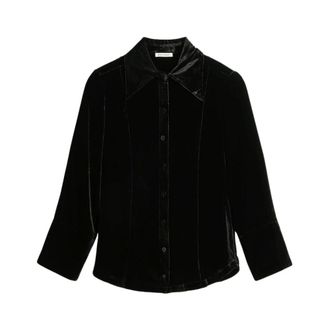 By Malene Birger Jassen, Dames, Zwart, S, Rosiannas Shirt