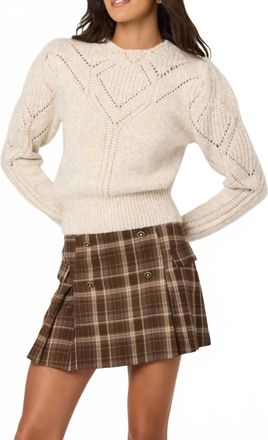 Astr Pelloni Sweater In Cream