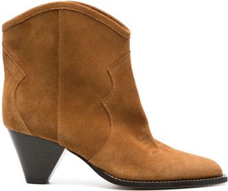 Isabel Marant Darizo 60mm suede boots - women - Suede - 37 - Brown