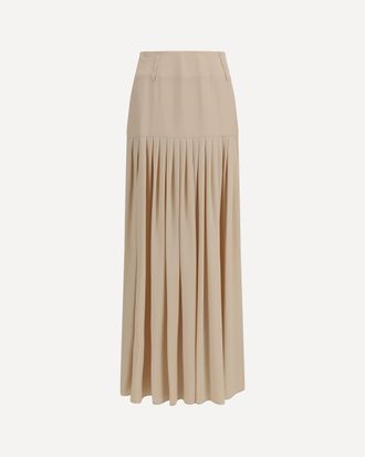Crida Milano Calla long Skirt in viscose cr&ecirc;pe Female 0