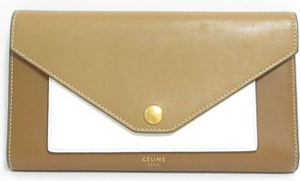Celine Brown Camel Wallet (Tri-Fold) (Pre-Owned)