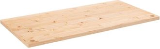 vidaXL Vidaxl - Tablero de escritorio madera maciza de pino 100x60x2,5 cm