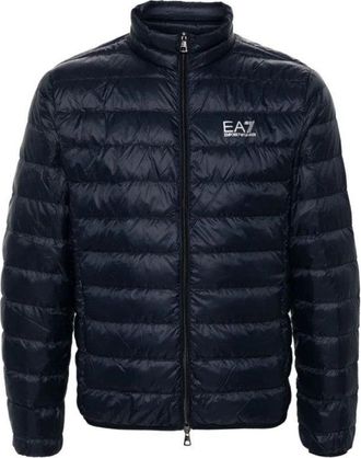 Emporio Armani Packable Down Jacket With Goose Down Padding And Standing Collar