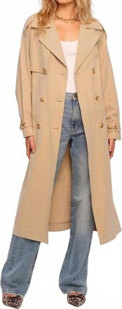 Heartloom Mica Coat In Beige