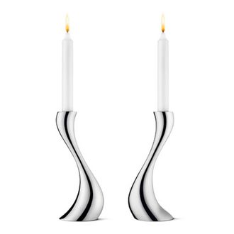 Georg Jensen Cobra Kerzenleuchter, 20 cm (2er-Set)