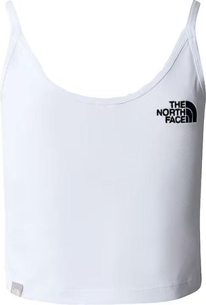 The North Face Slim Crop Tank Bianco