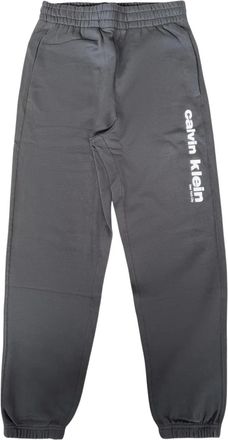 Calvin Klein Broek met logoprint - Grijs