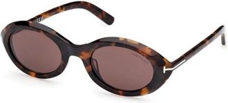 Tom Ford Authentieke Carmen Bril Premium Kwaliteit - unisex - Zonnebrillen - Bruin - 51 MM - Accessoires
