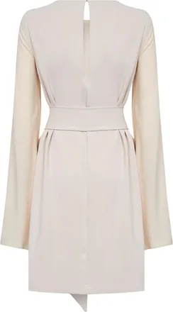 Blanca Vita Womens Short Dress Agira Beige Polyester