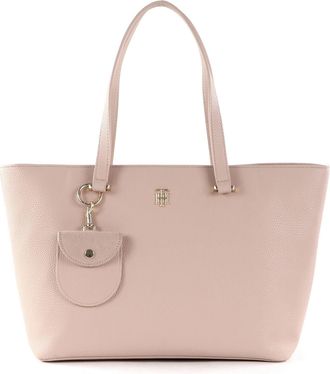 Tommy Hilfiger Womens Th Joy Mix Tote, Neutral Khaki, One Size UK