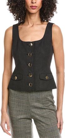 Toccin Georgia Scoop Neck Buttonfront Top