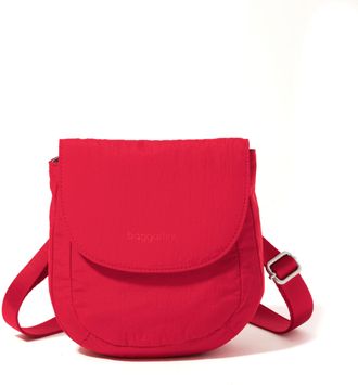 Baggallini Womens Swift Flap Mini Crossbody