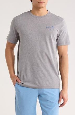 Travis Mathew Local Life Cotton Graphic T-Shirt in Heather Medium Grey at Nordstrom Rack, Size Xx-Large