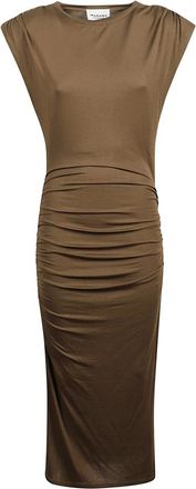 Isabel Marant Dames, Jurken, Groen, Maat: 2XS Leer