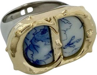 Dior Metal Band Ring (Pre-Owned)