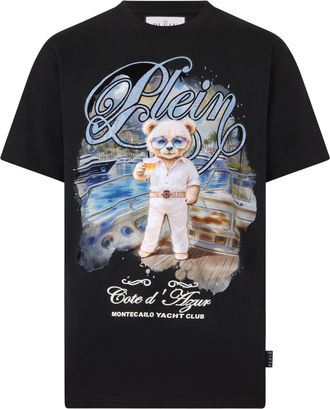 Philipp Plein Round Neck T-Shirt Teddy Yachting