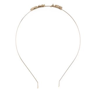 Red Valentino Glossy Minimalist Headband - Dames - Haaraccessoires - Grijs - ONE Size - Accessoires