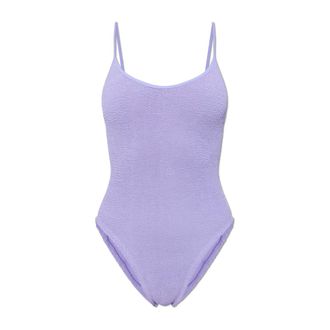 Hunza G Mujer, Trajes de baño, Púrpura, Talla: ONE Size