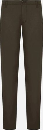 A|X Armani Exchange Mens Slim Fit Khaki Chino Trouser - Green