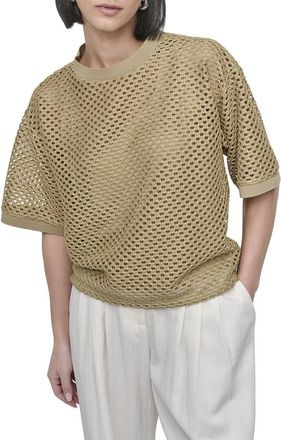DKNY Dkny Knit Crochet Top