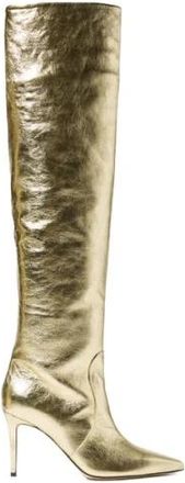 Scarosso Carra Laarzen - Dames - Hoge Laarzen - Geel - 40 EU - Schoenen