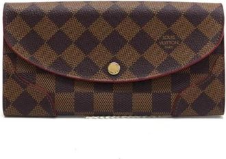 Louis Vuitton Pre-owned Canvas wallets - Dames - Vintage Accessoires - Bruin - ONE Size - Vintage