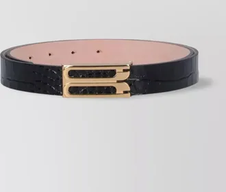 Victoria Beckham embossed leather belt