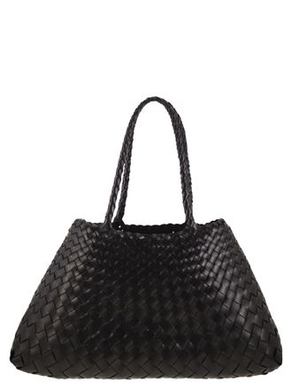 Dragon Santa Croce Big Woven Leather Bag
