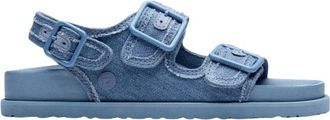 Birkenstock Milano Sandalen - Heren - Sandalen - Blauw - 45 EU - Katoen - Schoenen