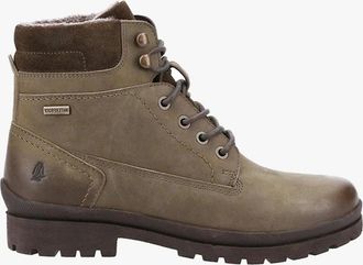 Hush Puppies Womens Hush Puppies ANNAY Womens Boots Khaki - Green - Size: 4