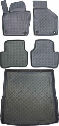 OEM Juego De Alfombrillas Para Coche Y Maletero Para Volkswagen Passat B7 Kombi (octubre De 2010 A Noviembre De 2014)