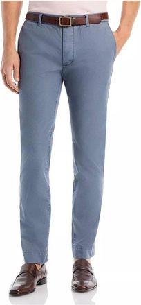 Sid Mashburn Garment-Dyed Field Chino Pant In Pacific Lightweight Twill