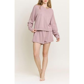 Honeydew Intimates Weekend Club Short Pajamas in Mocha at Nordstrom, Size Medium