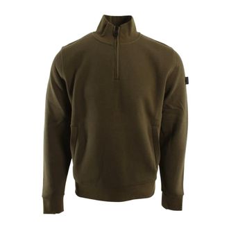 Peuterey Heren, Sweatshirts & Hoodies, Groen, Maat: S Katoen