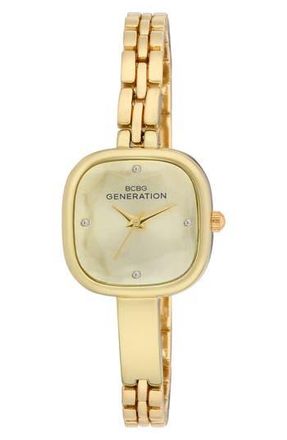 BCBGeneration Monroe Bracelet Watch in Gold at Nordstrom Rack