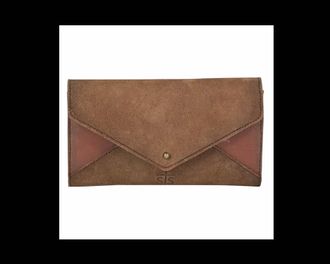 StS Ranchwear Full Grain Roughout Leather Wallet In Baroness 2