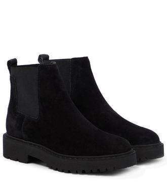 Hogan Leather Chelsea boots