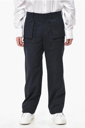 Helmut Lang Cotton-Blend Multi-Pocket Trousers size 29