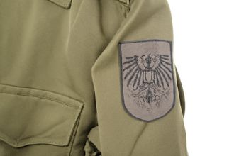 Generic Genuine Austrian Army Olive/Brown Lightweight Work Shirt (UK, Alpha, S, Regular, Regular, Olive Brown)