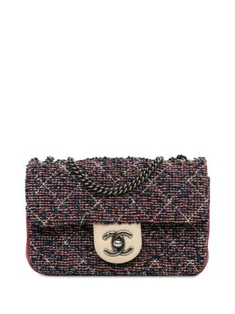 Chanel Borsa a tracolla CC Single Flap anni 16-17 - Blu