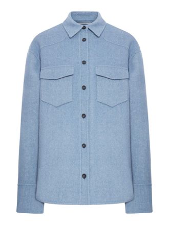 Sportmax OVERSIZED PALPITI SHIRT IN PURE WOOL - Sportmax - Woman